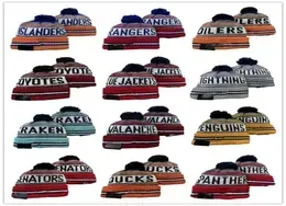New Hockey Beanies 2022 Knit Hat Cuffed Cap Football Basketball Teams Knits Hats Mix And Match All Caps3826122
