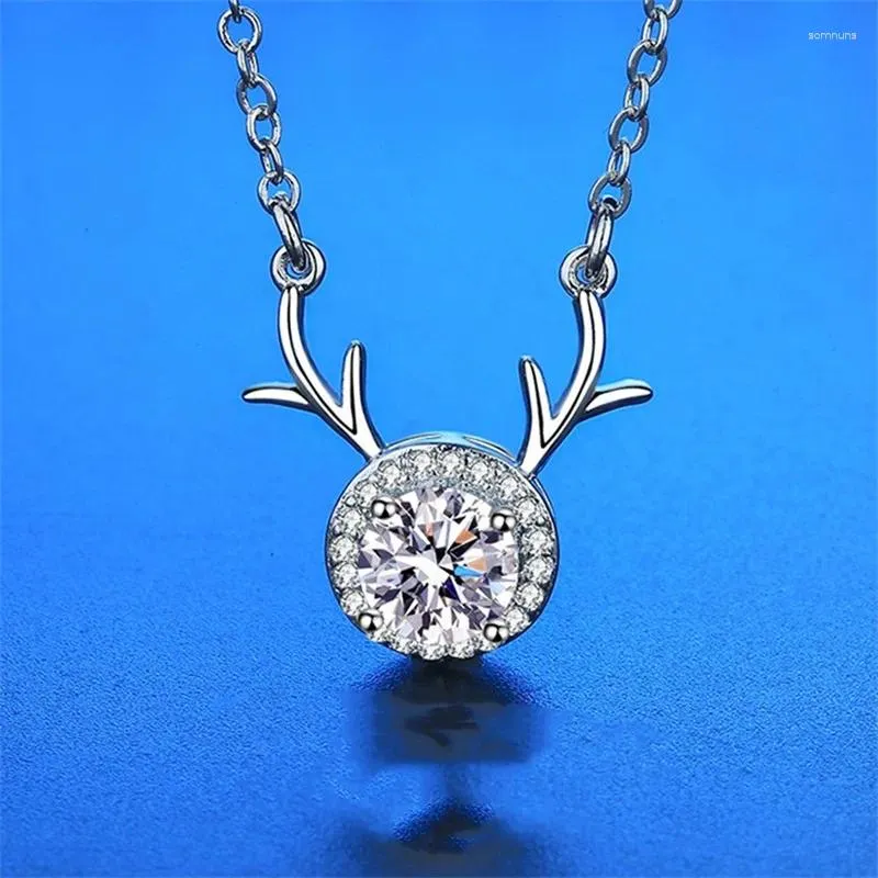 Pendant Necklaces Hip Hop Style Necklace For Women Instagram Trend Deer Antlers Niche Light Luxury Wholesale Of Pendants And Jewe