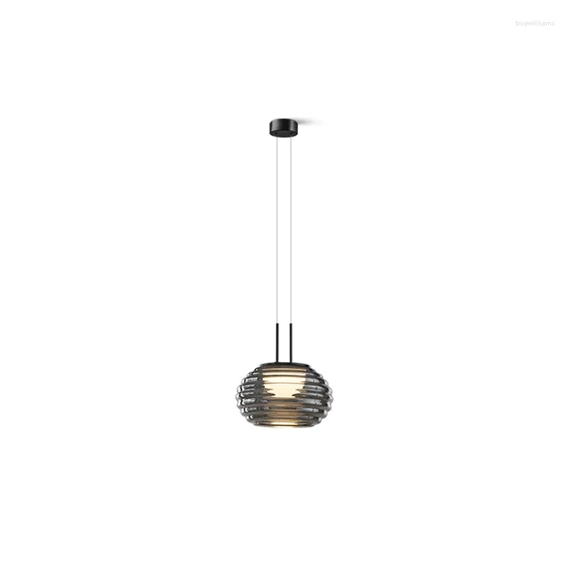 Lampes suspendues Nordic Bed Head Lustre Chambre Moderne Minimaliste Créatif Et Légèrement Luxe Restaurant Petite Lampe Lustres