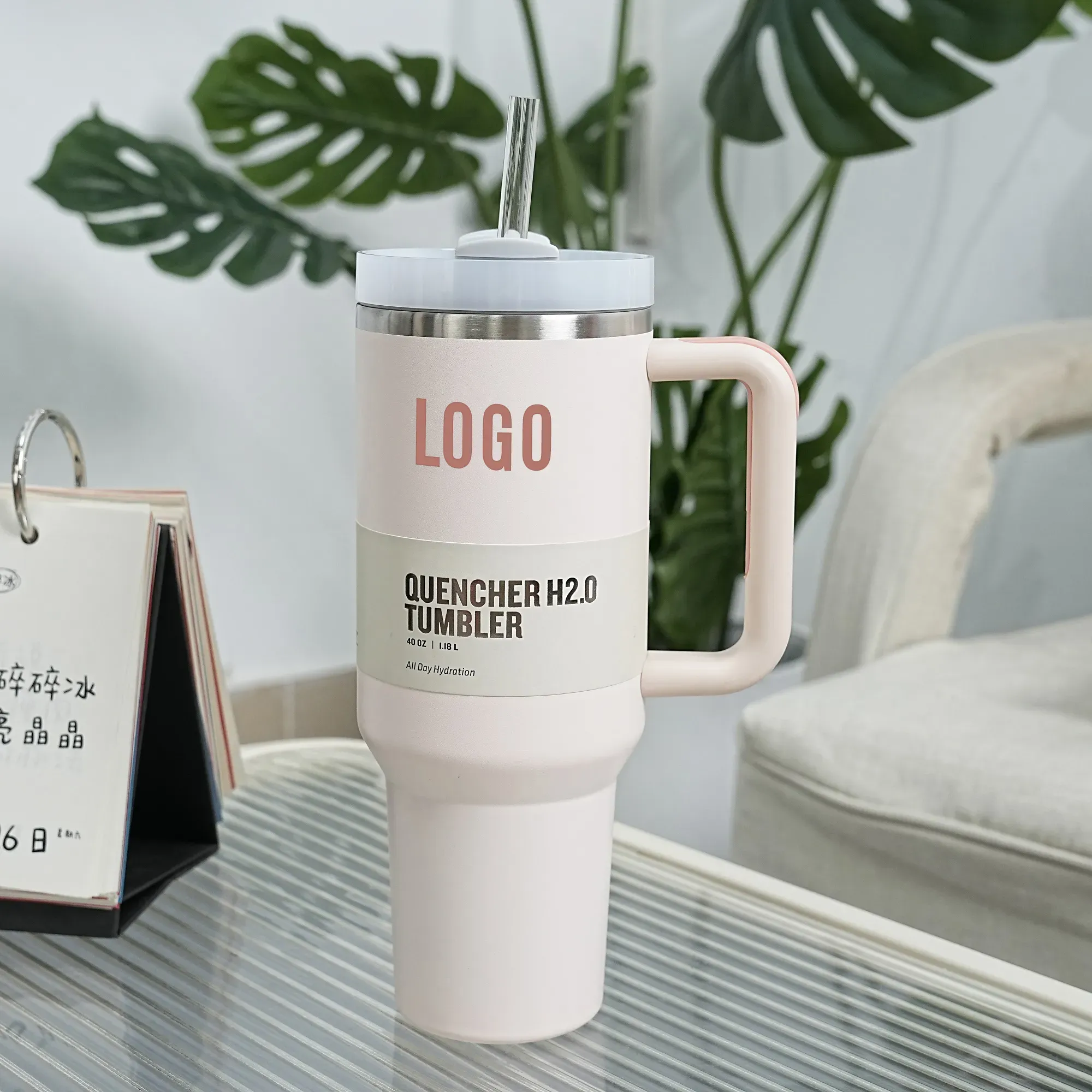 40 Oz Insulated Stainless Steel Tumbler With Handle ... From Mixsmoking,  $16.85 | DHgate.Com