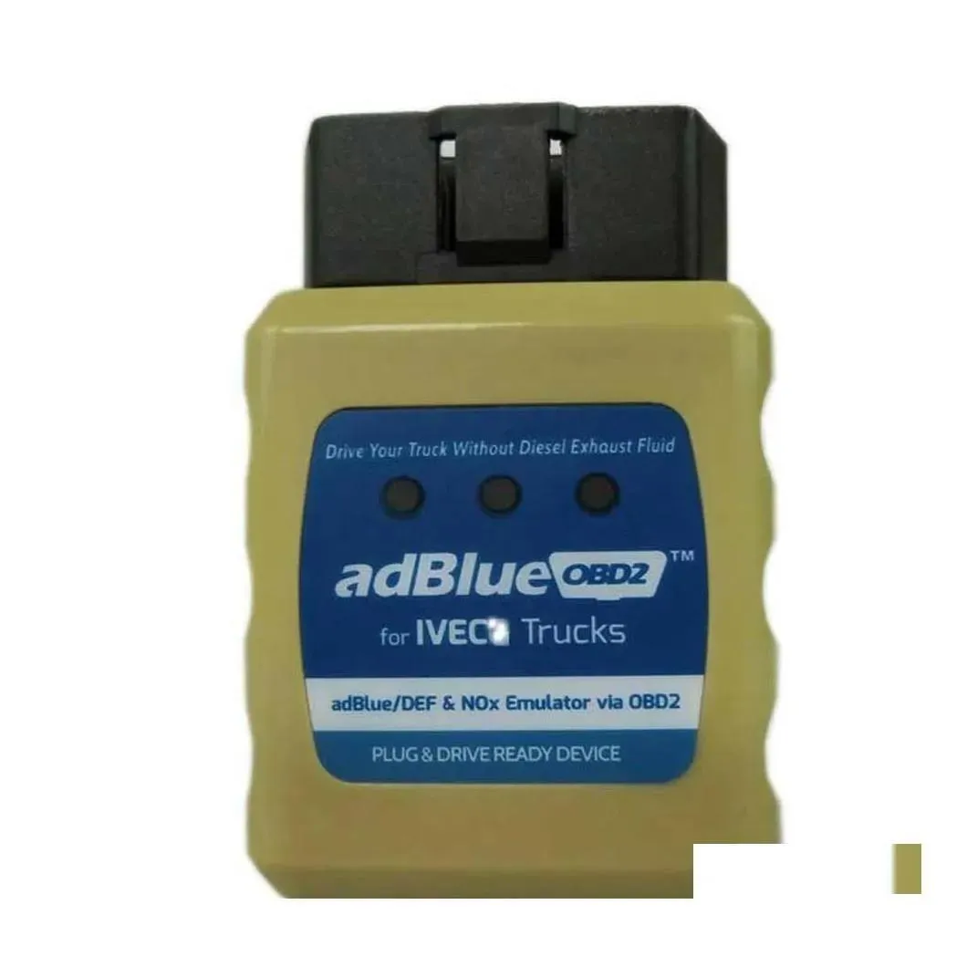 Инструменты Диагностические инструменты Грузовики Adblue Obd2 Emator Adblueobd2 Для Adblueobd Iveco Truck Adblue/Def Nox Через Obd 2 Ivecotruck Drop Delivery