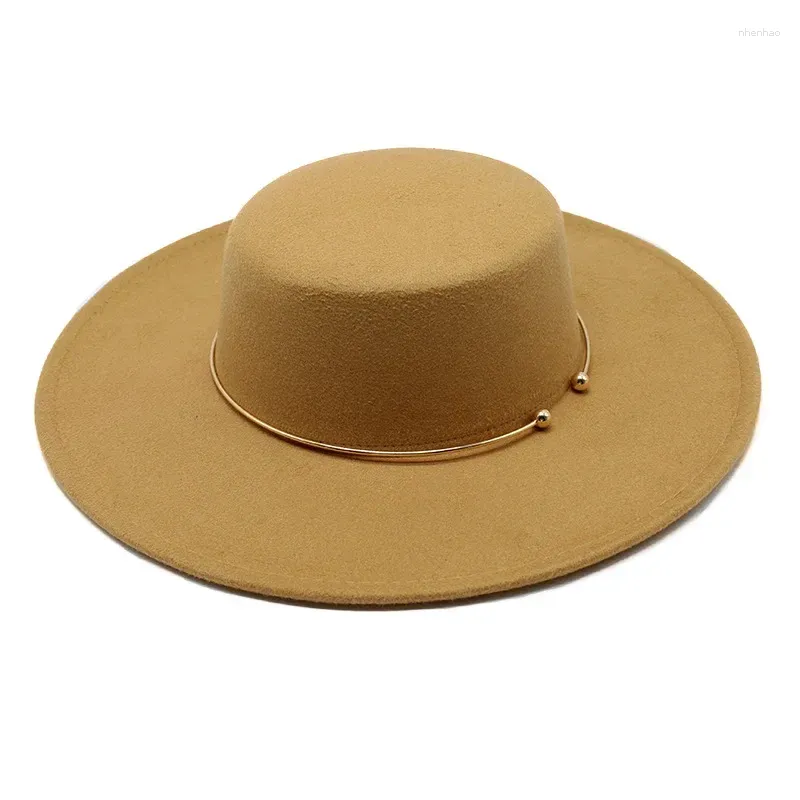 Berets Classic o szerokości 10 cm szerokości fedora fedora kapelusz vintage francuski styl filc czapki hepburn eleganckie czapki sukienki ślubne