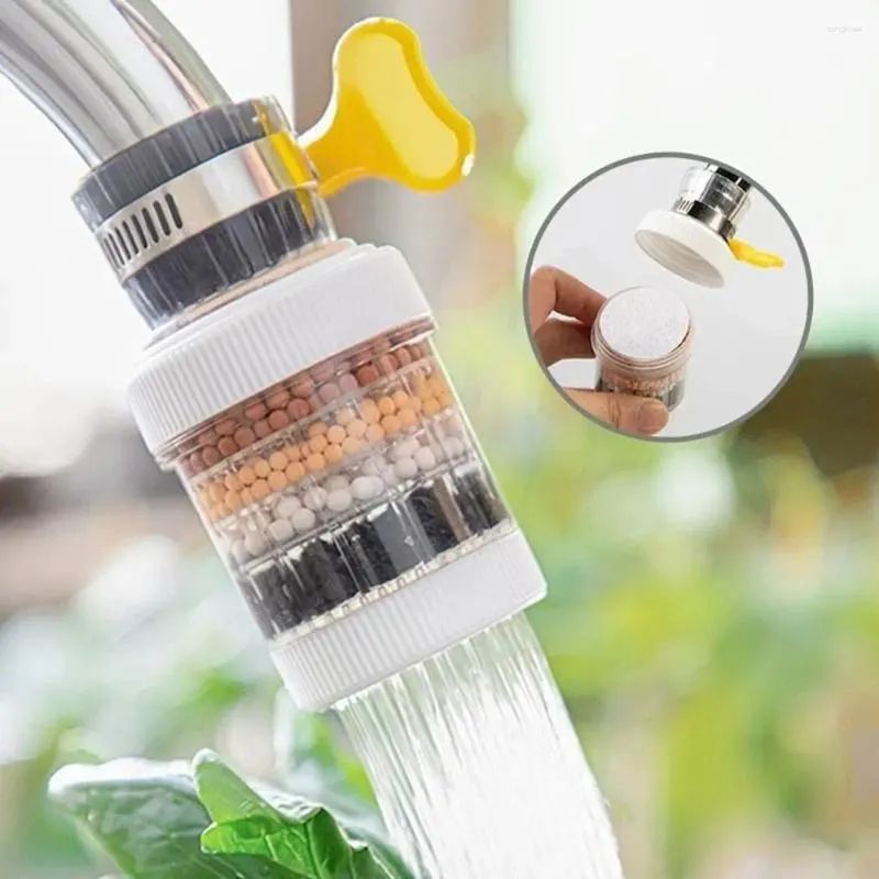 Kitchen Faucets Flexible Water Purification Adjustable Saving Tap Faucet Filter 6-layer Filtration Nozzle