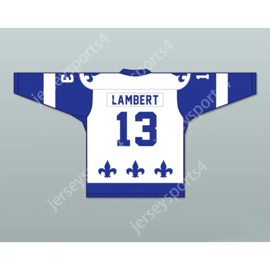 Custom Guy Lambert 13 Le National de Quebec White Hockey Jersey Lance Et Compte New Top Sched S-M-L-xl-xxl-3xl-4xl-5xl-6xl