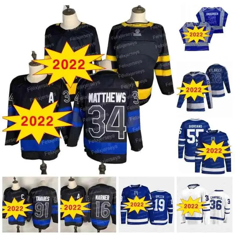 Tops Custom 34 Auston Matthews 2022 Maple Leafs Обратимая Джерси Митчелл Марнер Уильям Ниландер Джон Таварес Джек Кэмпбелл Морган Ри.