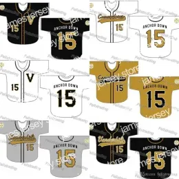 College Baseball Wears Custom Vanderbilt Commodores Baseball Jersey Women Youth Men White All Stitched Baseball Jerseys Fast