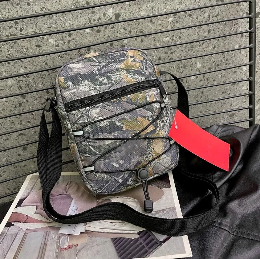 Canvas Handbag Outdoor Crossbody Bag for Women Men Zipper Purse Phone Outdoor Sports Travel Messenger Bag