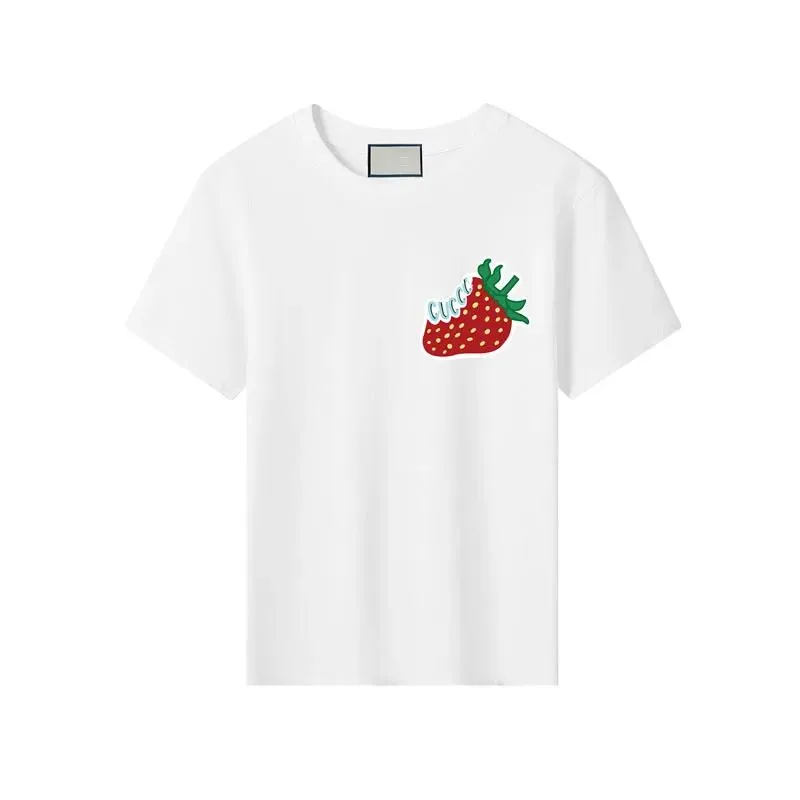 T-Shirts Kinder T-Shirt Designer Luxus 100 % Baumwolle Kinderhemden Jungen Kinder Outwear T-Shirt Mädchen Designer Kleidung mit geometrischem Muster esskids