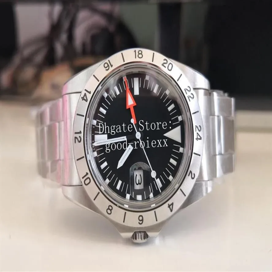 Vintage zegarki dla mężczyzn Watch BP Automatyczne 2813 BPF 1655 Data rocznica 1675 Kalendarz Sport 16570 Antique Explorer Me268L