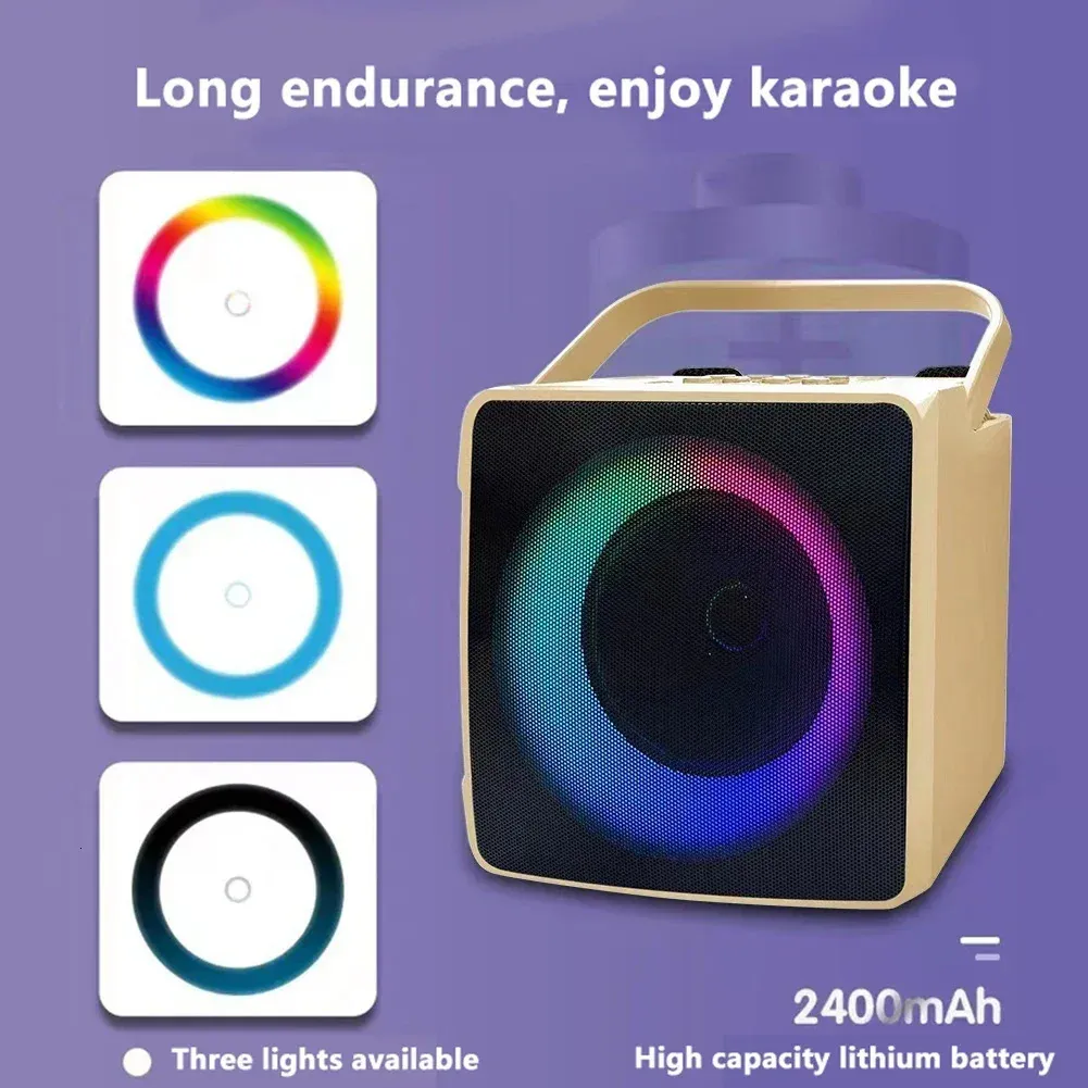 Bluetooth Karaoke Microphone Speaker System With Dual Wireless Mics ...