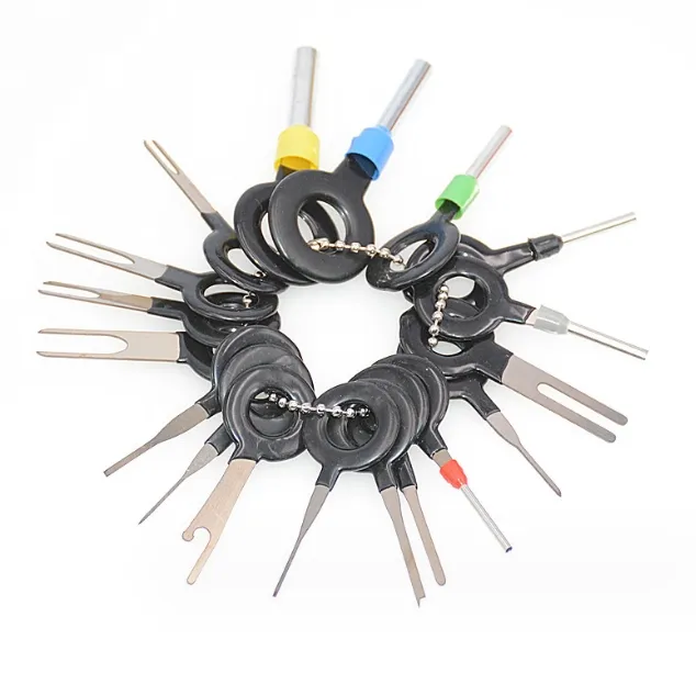 Kit 21 Pièces Outil De Démontage Terminaux Auto - Pour Connecteurs Électriques Et Broches