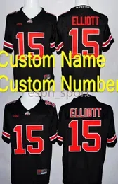 Factory Outlet- Custom Black Buckeyes Jersey Personalized College Football Jersey Blackout Gear Ohio State Buckeyes Jersey For Men Women Kid