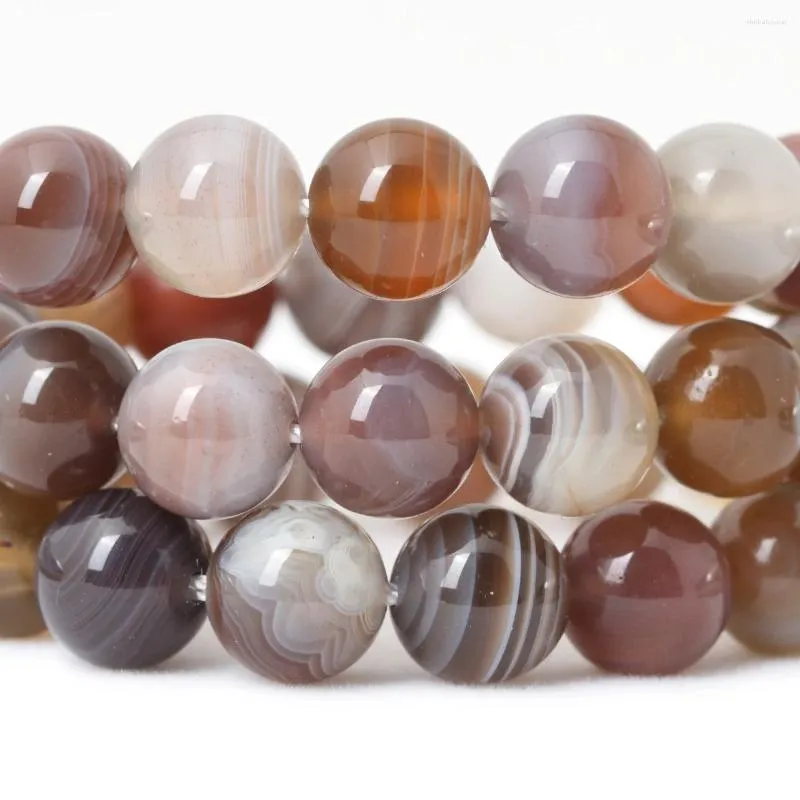 Pedras preciosas soltas botsuana ágata contas de pedra preciosa diy grânulo para fazer jóias costa 15 "atacado