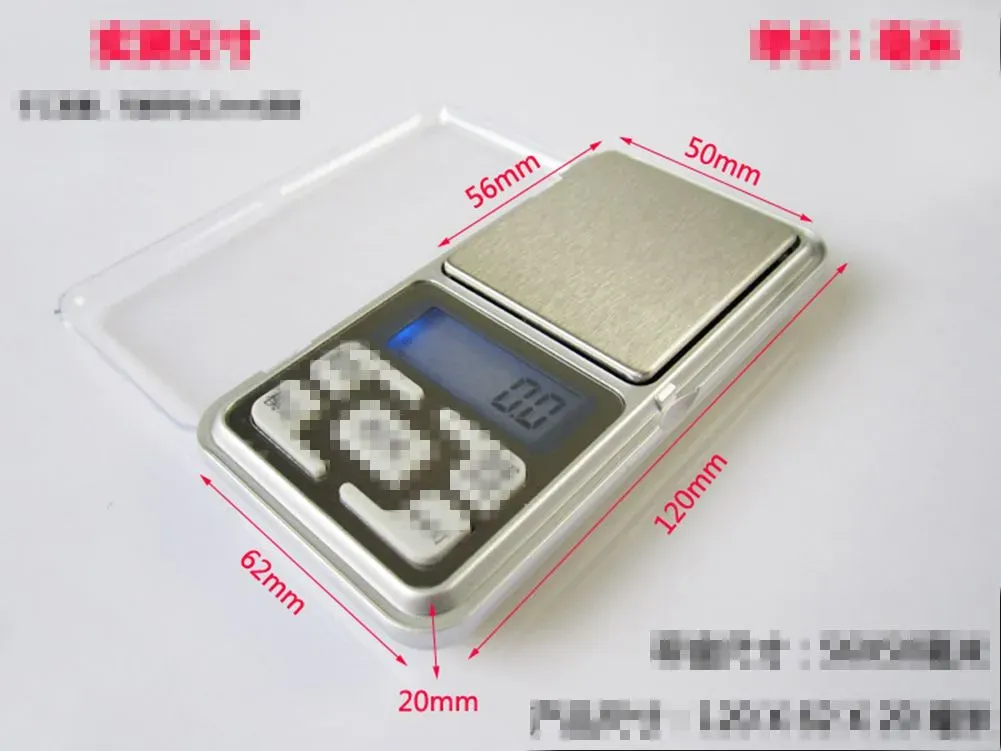 English Style Electronic Mini Pocket Scale With Retail Box 100g/0.01g 200g/0.01g 300g/0.01 Digital Scales Precision Jewelry Scales,Backlight Weight Balance Gram