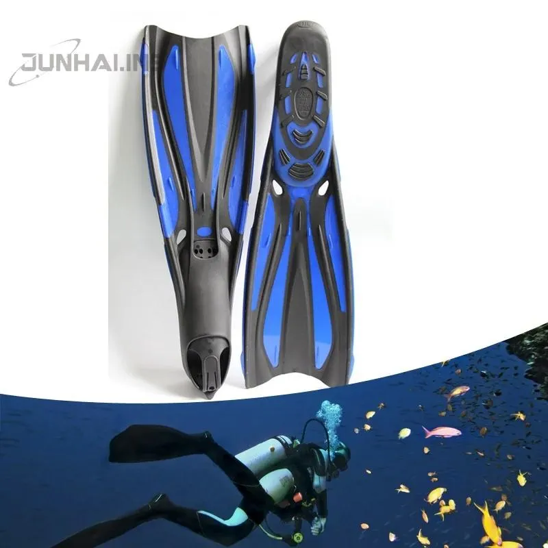 Set Junhai.ins OpenHEELED DIVING FINS Professional DeepDiving Flippers Midlong Fins Free Diving Lung Equipment Fins for Diving