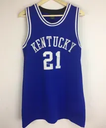 #21 Tayshaun Prince Kentucky Wildcats Uk College Retro Classic Basketball Jersey Mens Ed Custom Number Name Jerseys Sold by Yufan5