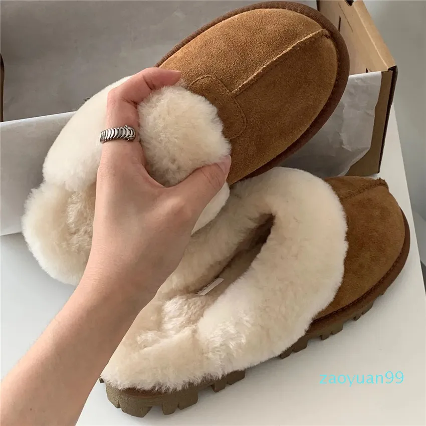 Designer Slippers Tazz Tasman Winter Femmes Muilezels Platte Bont Slides Schapenvacht Shearling Slipper Platform Vrouwen Mannen Koeienhuid Slides Klompen Pa