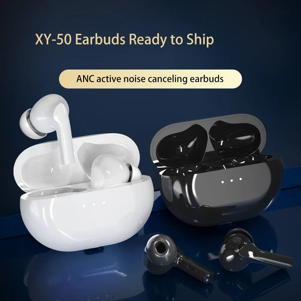 Беспроводные Bluetooth-наушники XY-50 Новые Bluetooth-наушники с функцией шумоподавления ANC 5.2 Стерео TWS