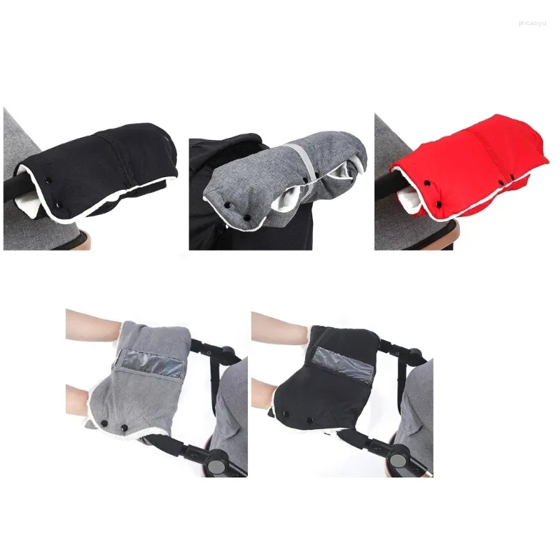 Stroller Parts Convenient Gloves Wind  Snow Resistant Winter Warm For Parents