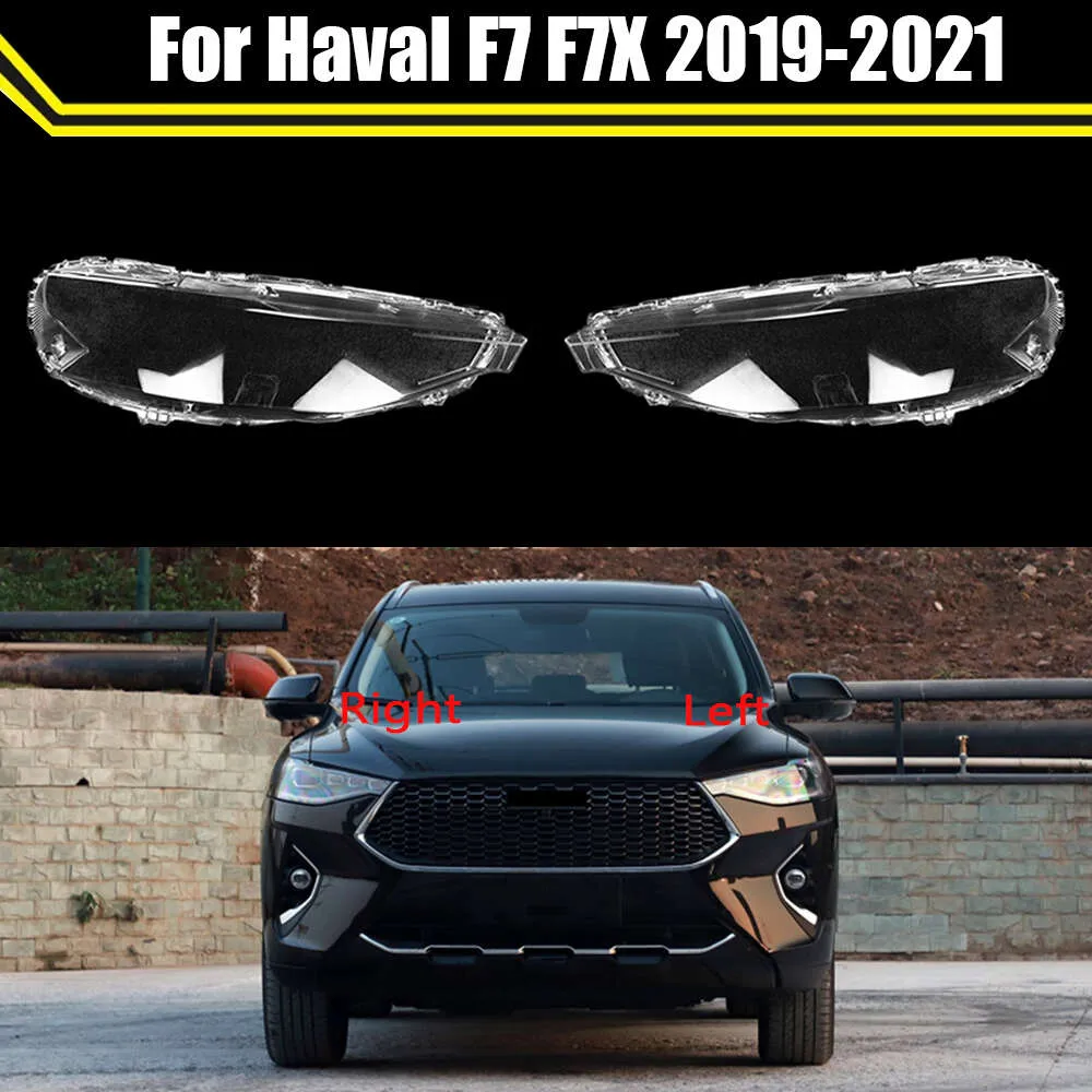 LED Headlamp Cover for Great Wall Haval F7 F7X 2019 2020 2021 Transparent Lampshade Headlight Shell Lens Glass Lamp Case