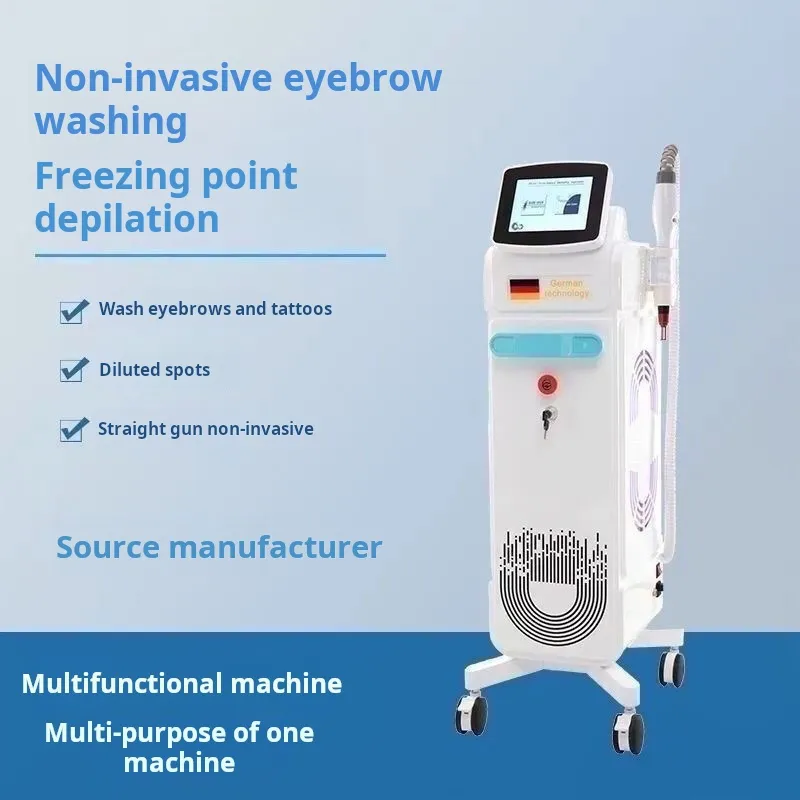 The new German Honor 810 hair removal machine is designed for ice point rejuvenation, handheld laser eyebrow washing and hair removal, specifically for beauty salons