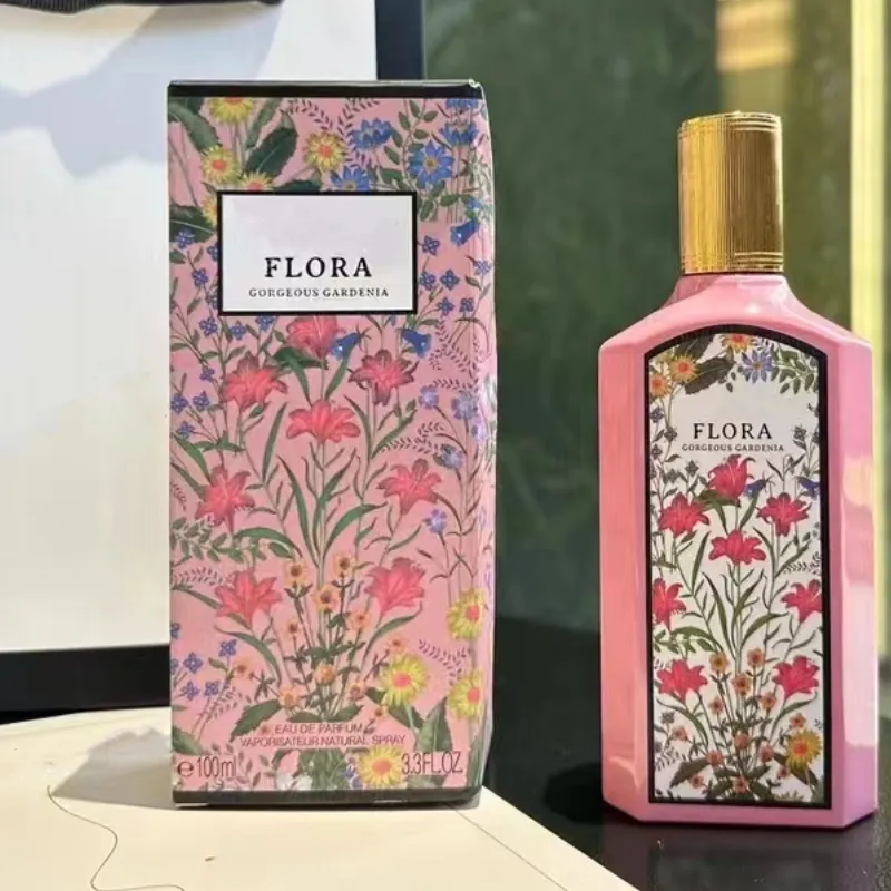 Groothandel Flora voor Vrouwen Gardenia Keulen 100ml Vrouw Sexy Jasmijn Geur Parfums Spray EDP Parfums Royal Essence Bruiloft Parfum