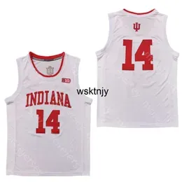 Wsk 2020 NCAA Indiana Hoosiers College Basketball Jersey NCAA 14 All Stitched and Embroidery Men Youth Size