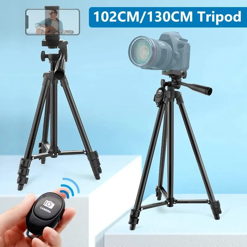 Tutucular Kamera için Tripod 51 inç 40 inç Hafif Evrensel Esnek Ayarlanabilir Tripod Standı Tutucu Uzaktan Kumanda Canlı için