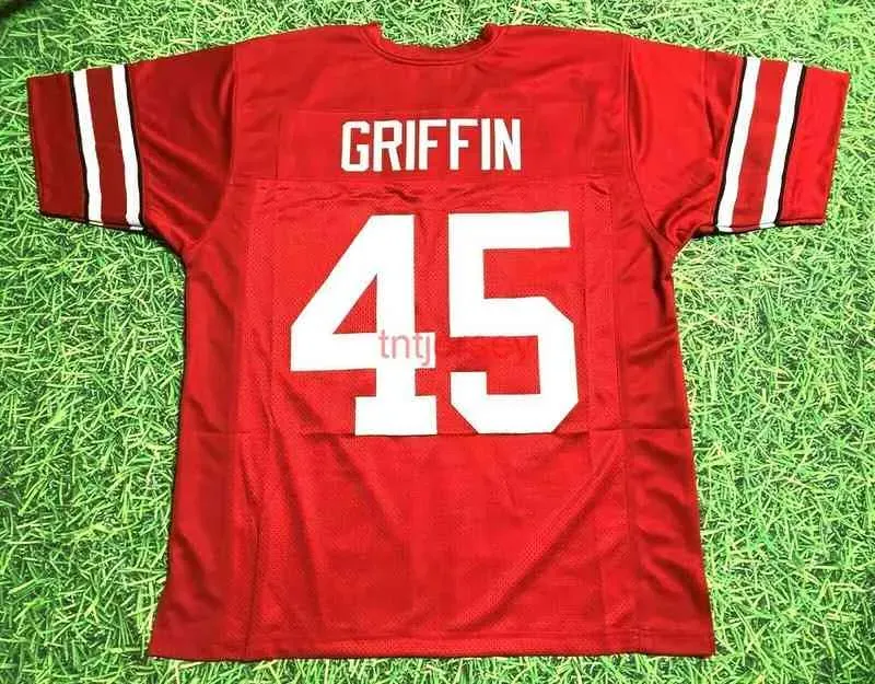 Mit cheap custom ARCHIE GRIFFIN COLLEGE STYLE THROWBACK JERSEY STITCHED add any name number