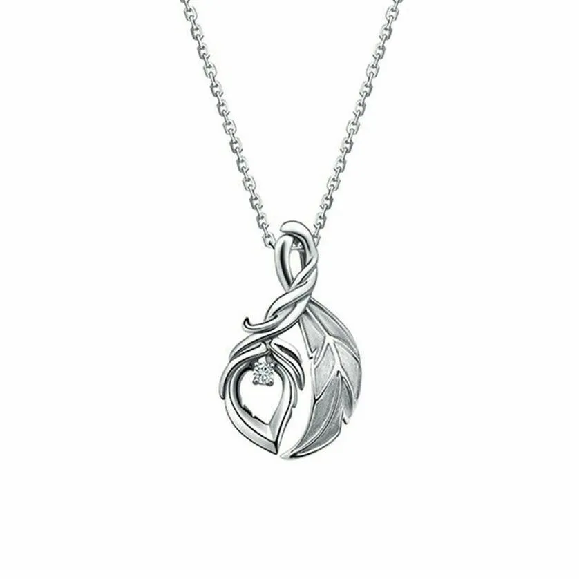 League Game Rakan And Xayah Couple Necklace Pendants 925 Sterling Silver Necklace For Women Jewelry Couple Lovers Gifts2203