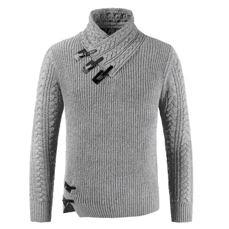 Felpe con cappuccio da uomo Felpe con cappuccio invernale Maglione a collo alto Moda Pullover di grandi dimensioni Autunno Camicie calde Abbigliamento retrò Maglieria 231218