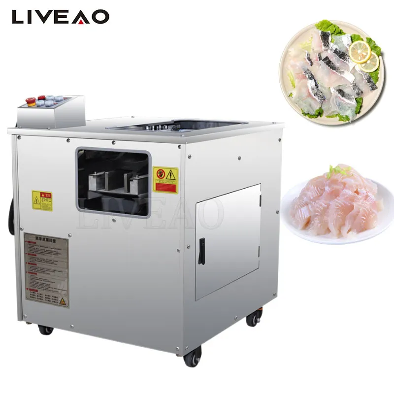 Cut Fillet Machine Automatic Multi-Function Commercial Fish Processing Salmon Pickled Fish Oblique Sashimi Machine