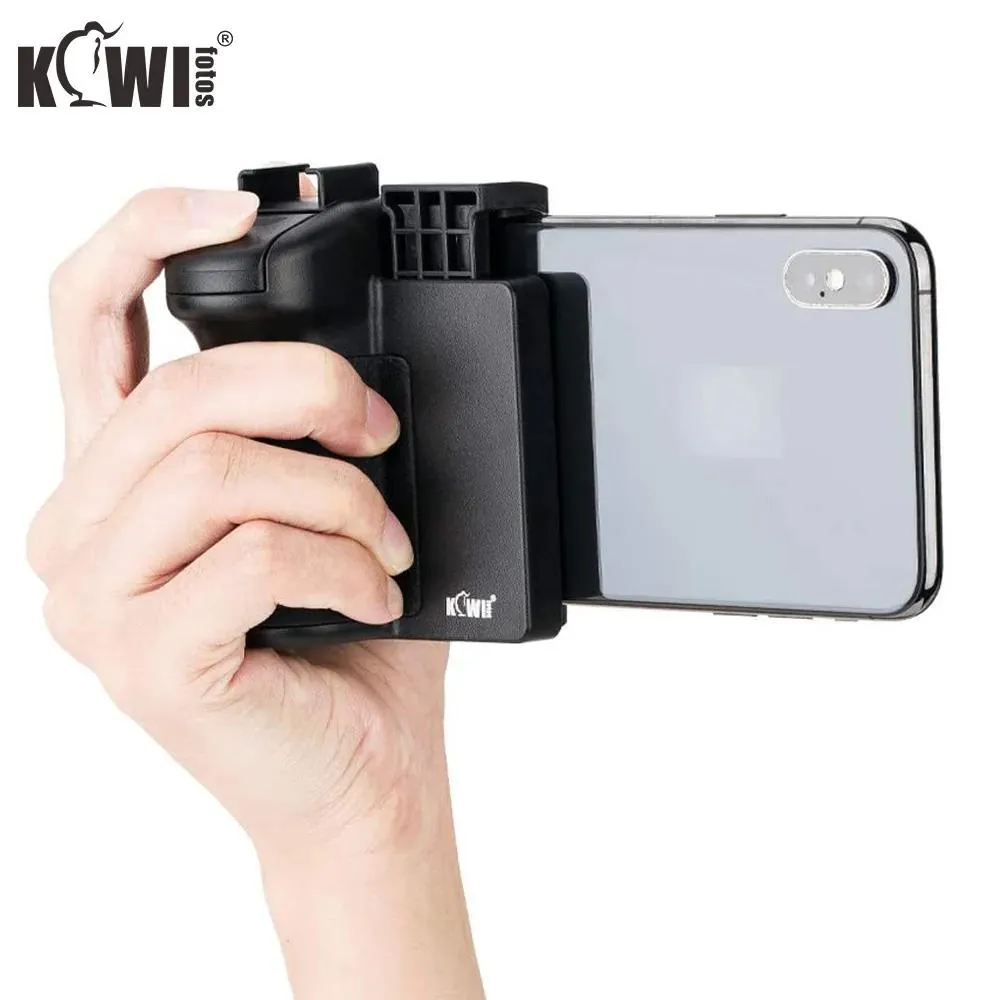 Titulares 1/4 "Telefone Celular Handle Grip Sem Fio Bluetooth Controle Remoto Telefone Tripé Mount Selfie Estabilizador Stand Titular Liberação do Obturador