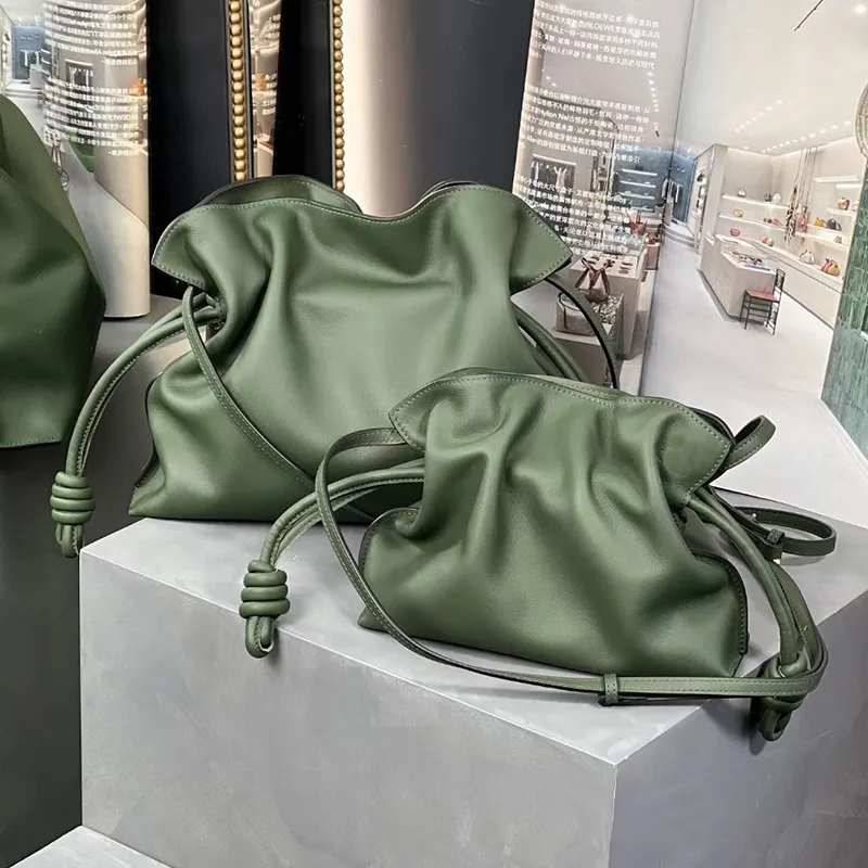 9A Quality khaki Green Green Hag Bag Bag Bag Crossbody Bage Cowwhide Bag Bag Bag Women Women Underarm Bag Bag Bag عالية السعة