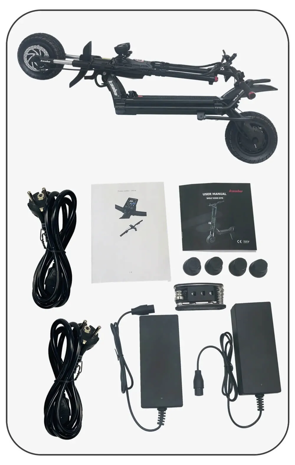 Batterie trottinette Kaabo Wolf King GT Pro Plus 72V