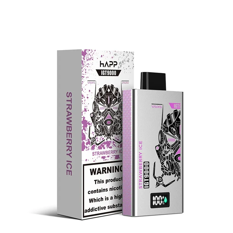 E Cigarette 9k 9000 bouffées Vape jetable 500mAh batterie rechargeable 14ml E liquide grande capacité Ecig 10 saveurs