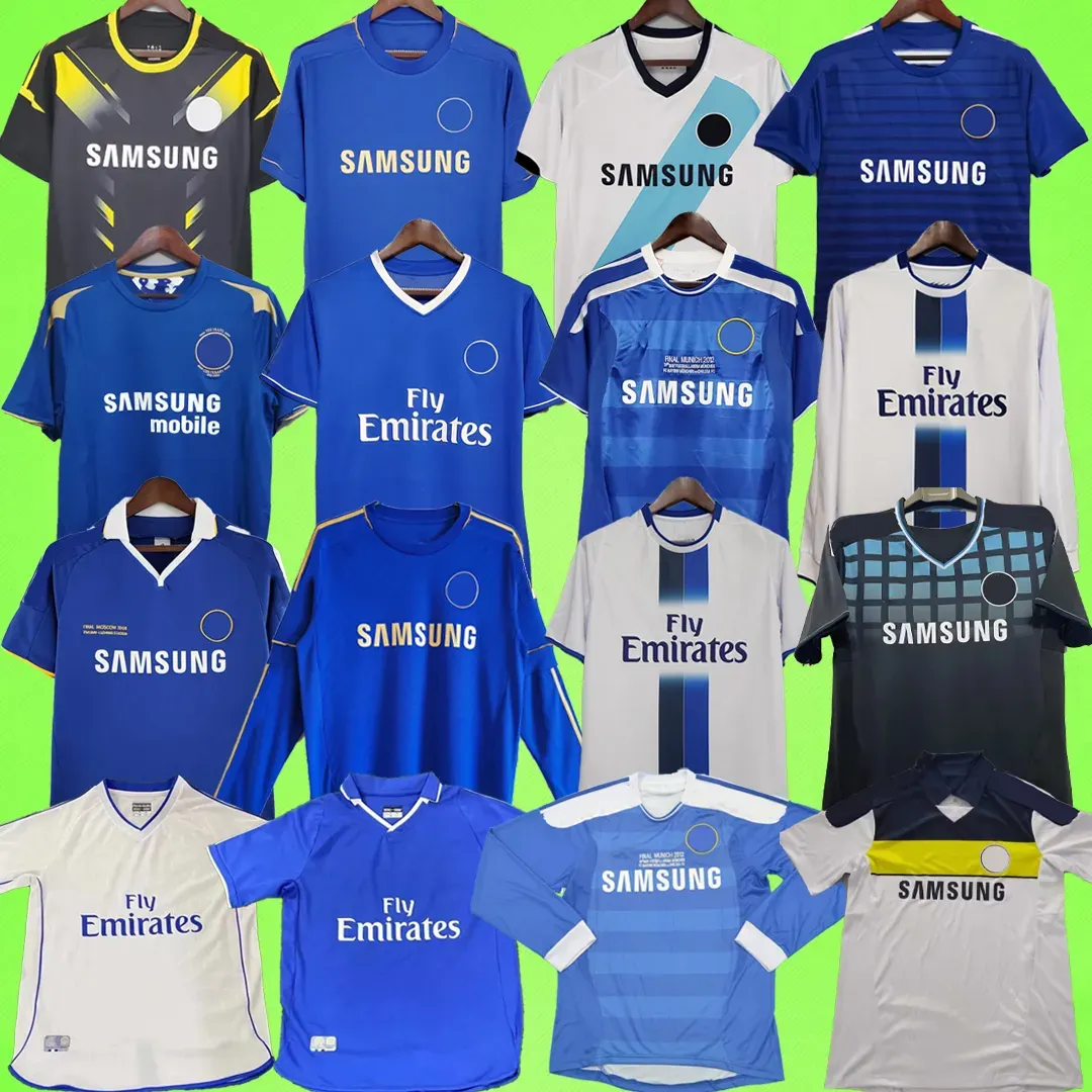 CFC Retro Soccer Jerseys HASSELBAINK COLE LAMPARD ZOLA ROBBEN TORRES HAZARD 94 95 96 97 98 99 01 03 05 06 07 08 11 12 13 14 15 16 17 Vintage