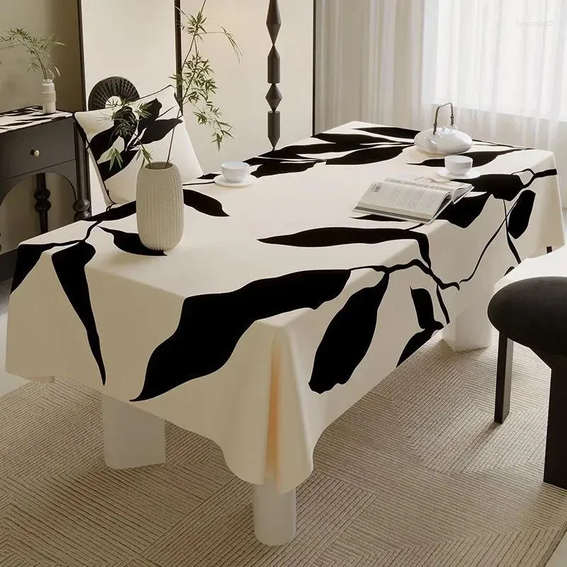 Nappe de Table légère de luxe haut de gamme, tissu imperméable, rétro français, maison thé salle à manger D5A834