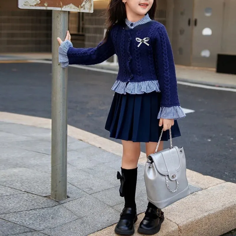 Skirt Sweater For College Girl Japan School Sweater For Student