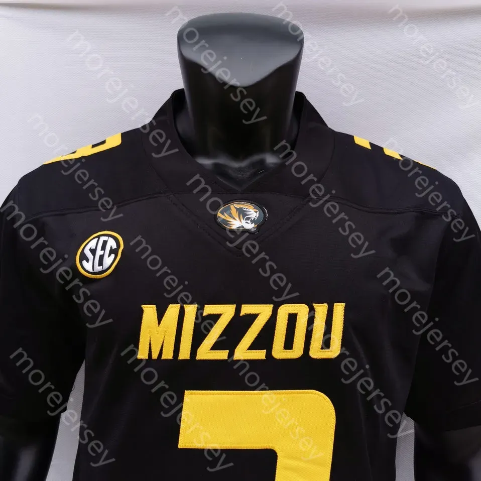 MISSOURI TIGERS Football Jersey NCAA College Brady Cook Cody Schrader Nathaniel Peat Lovett Hopper Charleston Burden III McGuire Bailey Banister Young Carlies