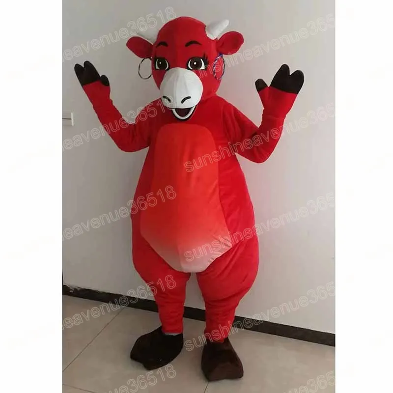 Cow Costume Vestito Carnevale Mucca Costume Gonfiabile Vestito