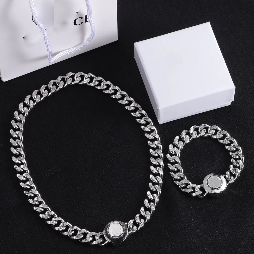 Designer Silber Armband Frauen Kubanische Kette Armbänder Männer Kette Halskette Hip Hop Männlich Junge Armband Schmuck