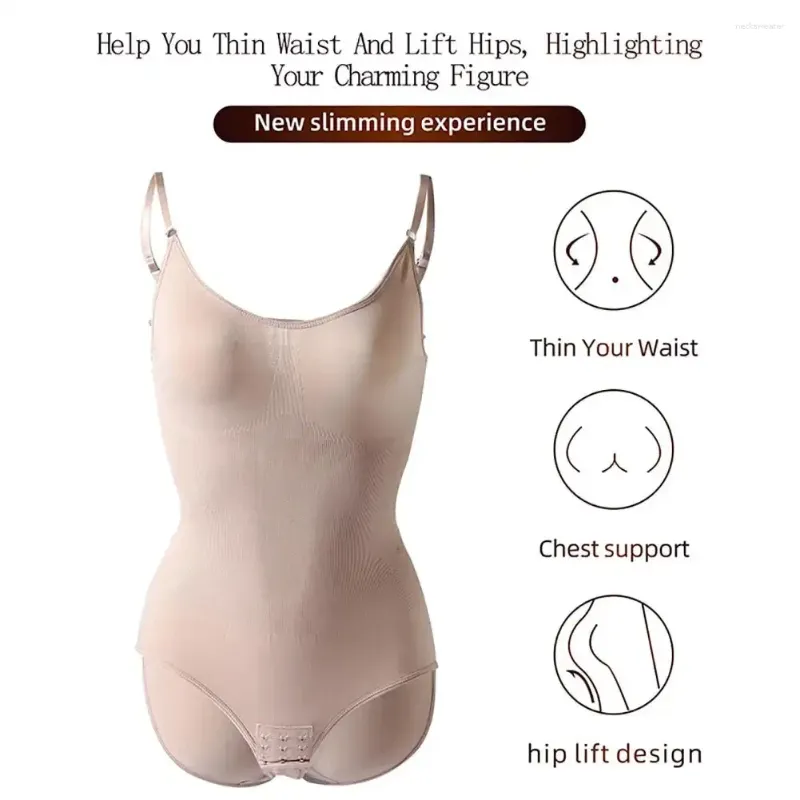 1pc Women's Seamless Body Shaper Bodysuit Tummy Control Slimming