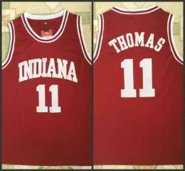 College Basketball Wears College Indiana Hoosiers 11 Isiah Thomas Red College Basketball Jersey