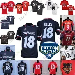  Bearcats Football Jersey NCAA College Kelce Desmond Ridder Ben Bryant Corey Kiner Ivan Pace Jr. Sheppard McClelland Tucker Whyle Mardner