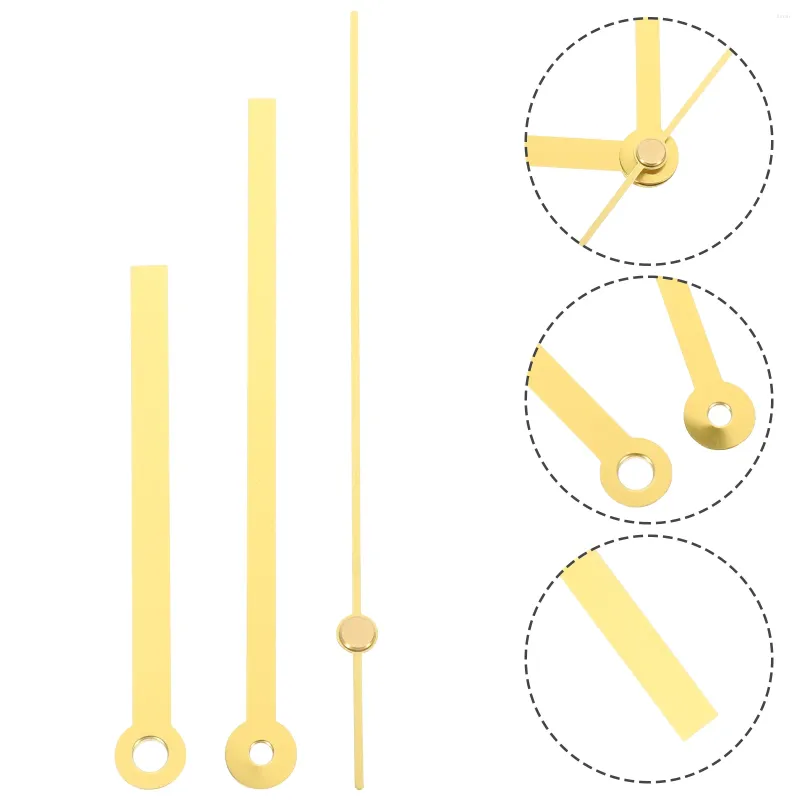 Clocks Accessories 10 Sets Wall Clock Hand DIY Large Hands Kit For Quartz Watch Plastic Only Replacement