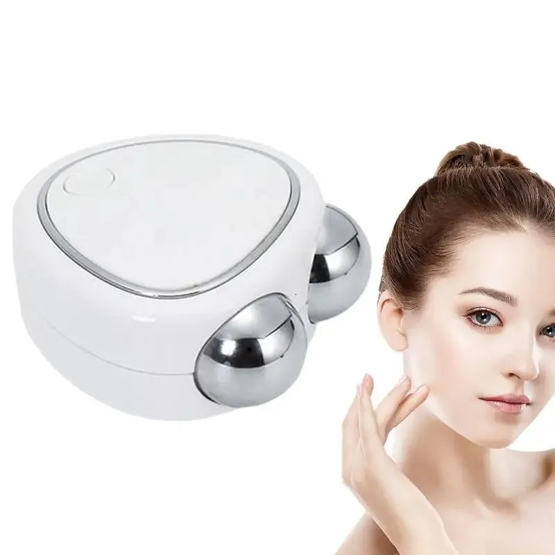 Massager Ey EMS Massager Microcrurrent Twarz Własność Roller Zeciąganie piękna ładowanie Rejuvenation Skin Anti Wrinkles Maszyna 231218