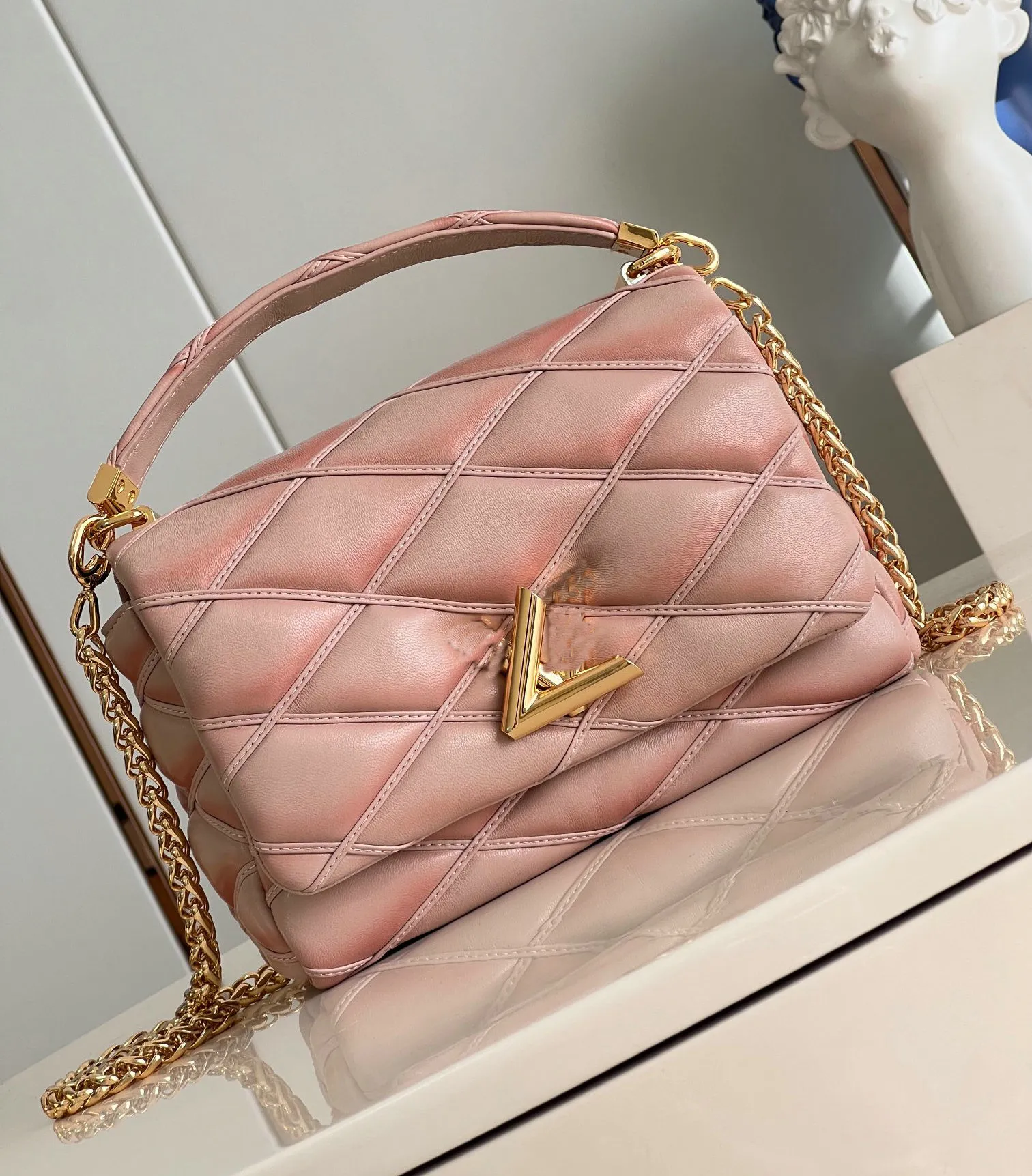 10A Original Quality Pink Twist Luxury Designer Bag Lambskin Shoulder Bag Women Chain Bags Purse Crossbody Shoulder Bag With Box