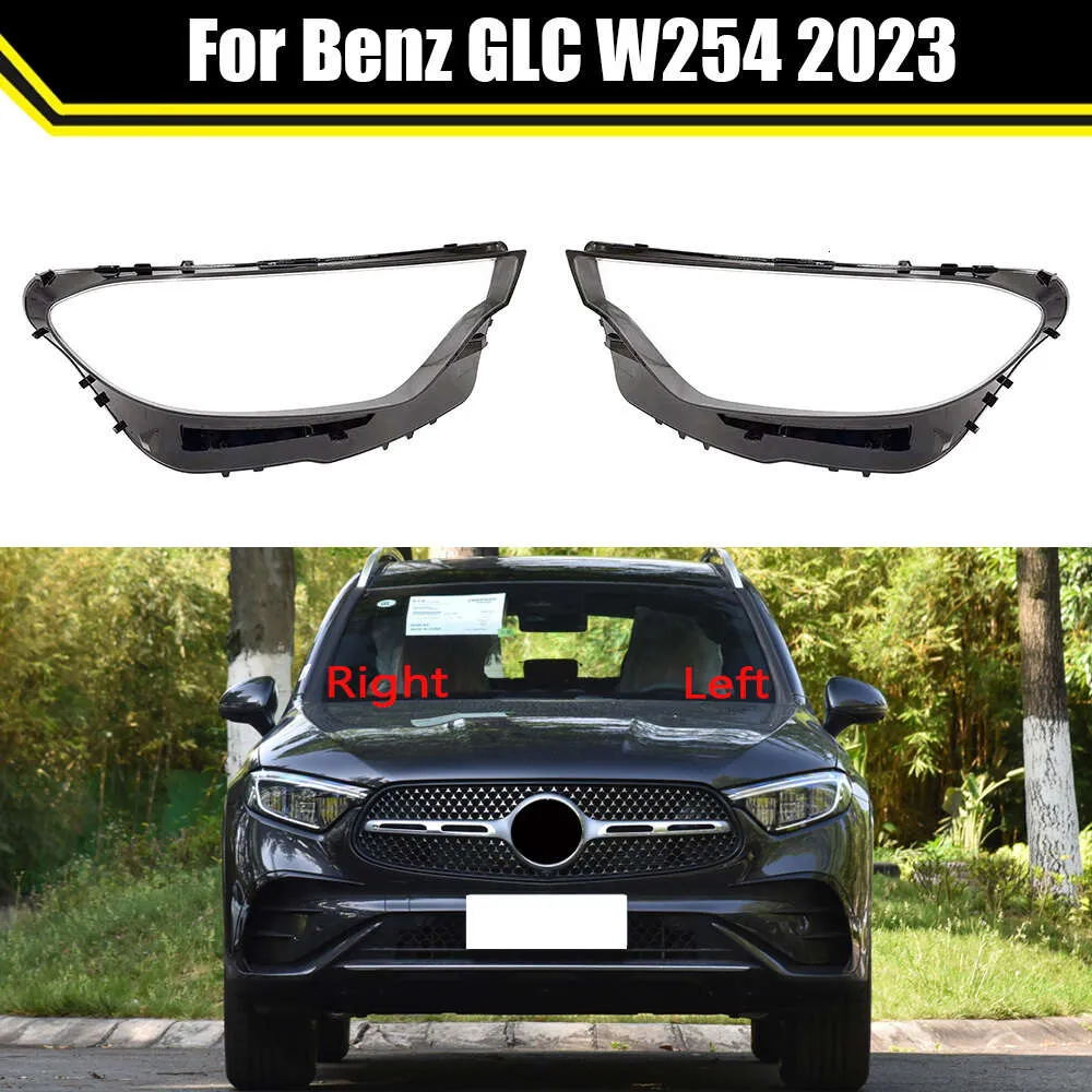 Auto Scheinwerfer Shell für Mercedes-benz GLC W254 GLC200 GLC260 GLC300 2023 Auto Front Scheinwerfer Abdeckung Lampenschirm Lampcover Caps