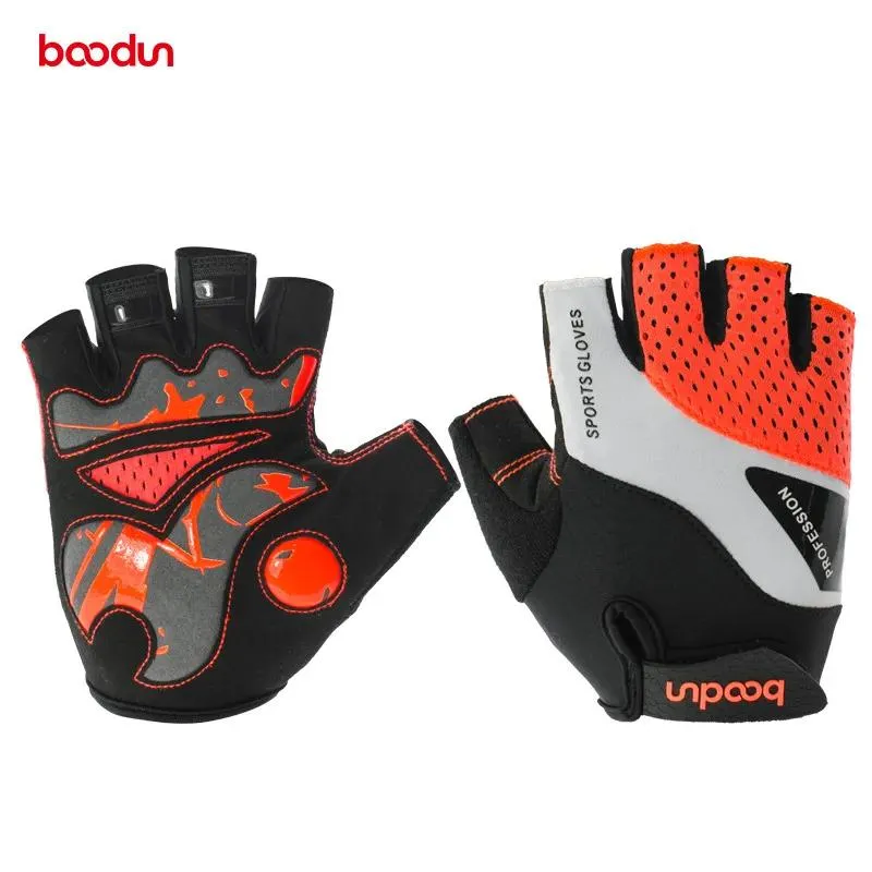 Handskar BOODUN CYCKING handskar halvfinger cykelhandskar cykel gel pad racing cykling handskar guantes ciclismo luva guantes bisiklet